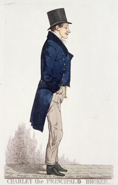 Charley il principale broker, 4 maggio 1822 da Richard Dighton
